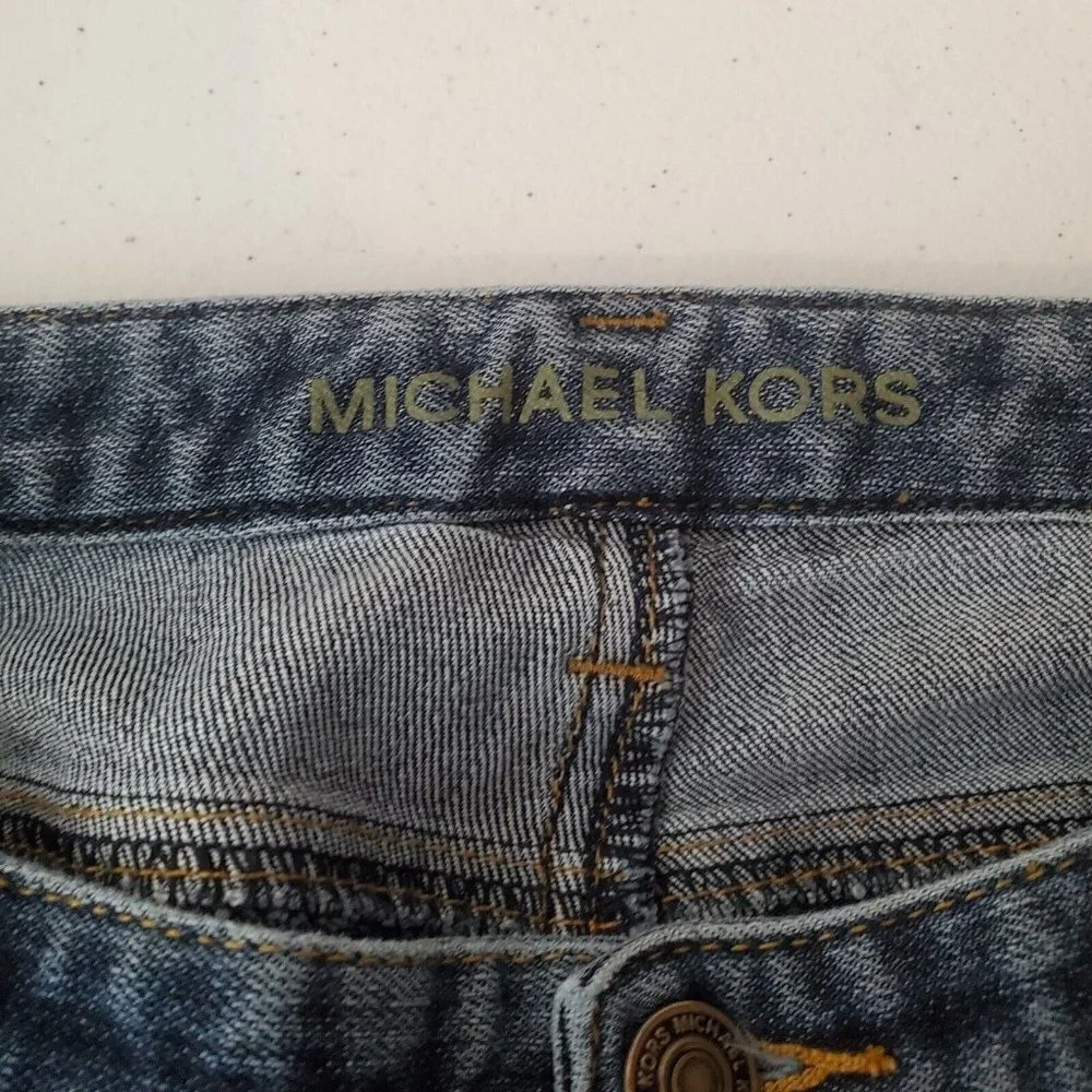 Michael Kors‎ Flare Jeans Womens 8 Stretch Denim Lowrise Cotton blend
